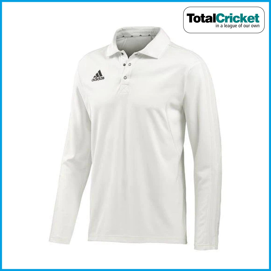 Adidas long discount sleeve cricket shirt