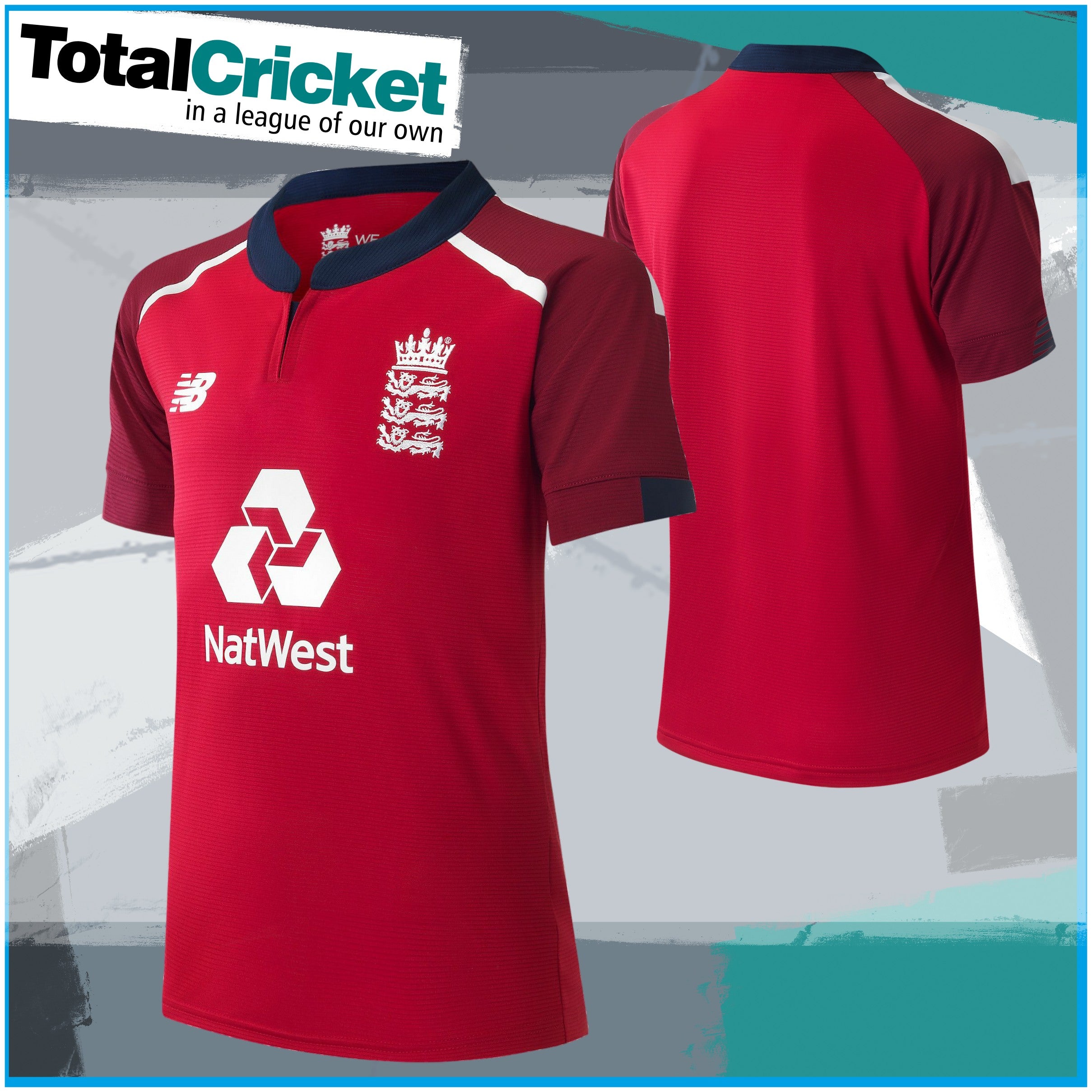 New Balance England Cricket T20 Replica Shirt